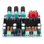 Audio Amplifier Board 2.1 Channel Digital Audio Power Amplifier Board 12-26VDC Power Amplifier Module for Speaker of 4-8 Ohms…