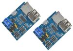 Comimark 2 Pcs Mp3 Lossless Decoders Decoding Power Amplifier Mp3 Player Audio Module Mp3 Decoder Board Support TF Card USB