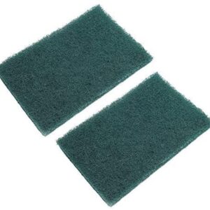 DEVMO 2PCS 96-20 General Purpose Scouring Pad, 9" Length x 6" Width Large Heavy Duty Cleaning Scouring Scrubber Sponge Dish Pads for Kitchen, Dishes, Bathroom, Household,Non Scratch Scour Pad