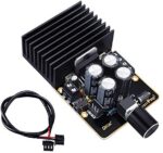 Amplifier Board, DROK Audio Amplify Module Dual Channel 30W+30W TDA7377 pro2 DC 9-18V 12V Class AB Immersion Gold Car Automotive Stereo Speaker Amp Board with Knob and Shielded Cable