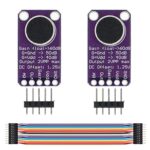 DAOKI 2PCS Microphone Amplifier Board MAX9814 AGC Microphone Module Auto Gain Control for Arduino with Jump Wire